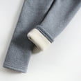 thumbnail image 4 of 12M-10T Little Girls Winter Warm Thicken Fleece Leggings Tights Skinny Pants, Uccdo Toddler Girl Solid Color Culottes Pantskirt Scooters, 4 of 5
