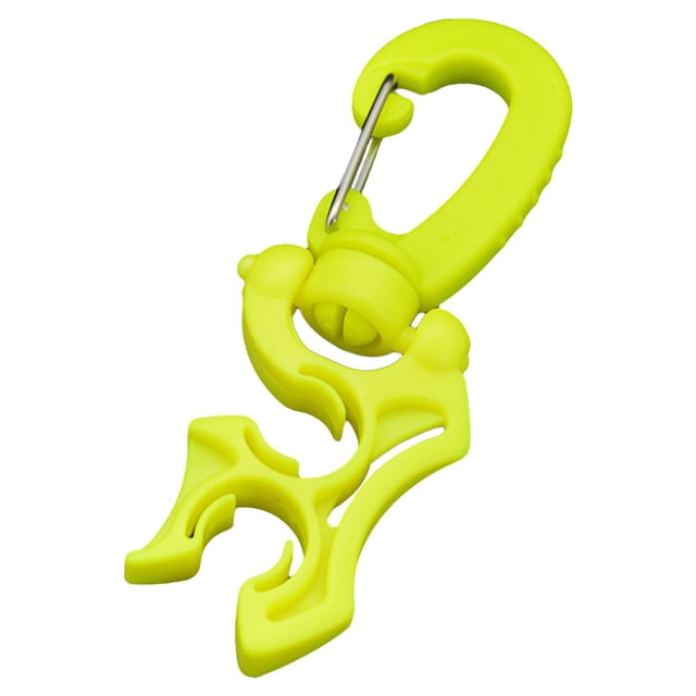 Almencla Diving Clip Hook for Adults Multipurpose Quick Release Snorkel Double BCD Yellow