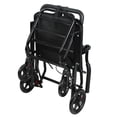 thumbnail image 6 of Anvazise Lightweight Foldable Transport Wheelchair,Manual Wheelchair,Adults Transport Chair, Compact Travel Chair,Narrow Doorways Wheel Chair,Hand Push Mobility Scooter with Pull Bar,17.7 Inches, 6 of 8