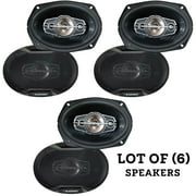 (Set of 3) BLAUPUNKT GTX695 6" x 9" 5-Way Coaxial Car Speakers 750 Watts 4 Ohm