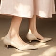 thumbnail image 6 of CHICVOMEY Comfortable Women Kitten Heel Pumps with Arch Support Lightweight and Non-Slip Fashion & Versatile Suitable for Work and Party, 6 of 8