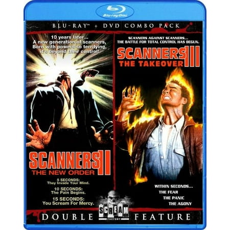 Scanners II: The New Order/Scanners III: The Takeover [2 Discs] [DVD/Blu-ray] [Blu-ray/DVD]