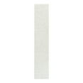 thumbnail image 3 of Unique Loom Soft Solid Shag Collection Area Rug - Aras (2' 7" x 13' 1" Runner White), 3 of 7