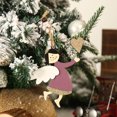 thumbnail image 1 of Colgante de madera de Navidad, colgante de niña de Ángel de peluche pintado hueco, decoración de árbol de Navidad, adornos DIY Wmkox8yii fhajkh5911, 1 of 3