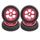 thumbnail image 3 of Ruedas metálicas RC con neumáticos de Goma en rojo 1 / 28 del vehículo de control remoto wltoys k989, 3 of 10