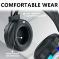 thumbnail image 7 of HOZVOMI Wired Gaming Headset with Surround Sound, 3.5mm No Delay Headphones with 50mm Driver and Breathable Earmuffs for PC & Console, 7 of 7
