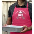 thumbnail image 3 of ThisWear Grilling Gifts Everything Tastes Better Off Dads Grill Fathers Day Apron Two Pocket Apron Heliconia, 3 of 7