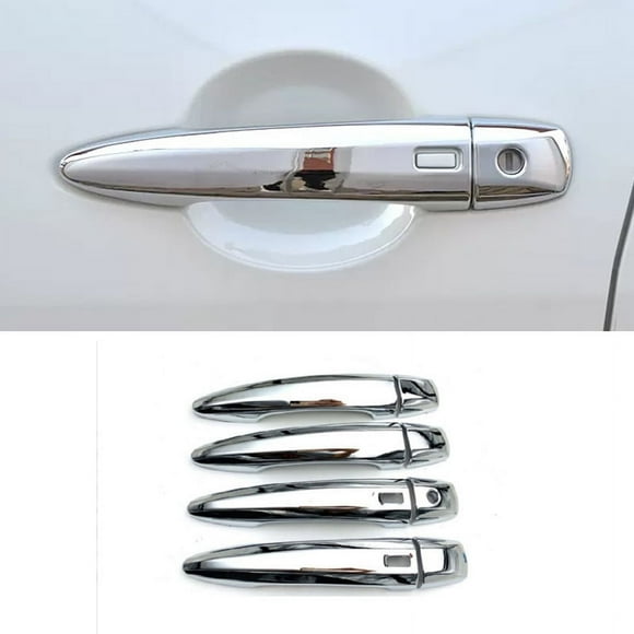 8P ABS Chrome Side Door Handle Molding Cover Trim Fits for Nissan Kicks 2018-2024-