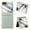 Green, variant on Decase Anti-Scratch Flip Case Compatible with Samsung Galaxy Z Flip 6, Fashionable Slim Leather Case with Built-in Hinge Protection and Screen Protector,Shockproof Protective Cover for Flip6,Titanium