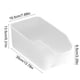 thumbnail image 3 of Caja de almacenamiento | Cesta organizadora de plástico para despensa de cocina y hogar | Beige, blanco y transparente | Contenedor plegable compacto y compacto para refrigerios, artículos diversos, 3 of 6