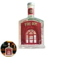 thumbnail image 4 of Shoreew Firefighter Whiskey Decanter Fires Truck Shape Wine Bottle Hydrant Glass Unique Bar Gift for Whiskey Lovers, 4 of 7