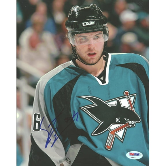 Steve Bernier Autographed 8x10 Photo San Jose Sharks PSA/DNA #U96111