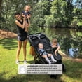 thumbnail image 3 of J is for Jeep Destination Ultralight Double Stroller in Midnight by Delta Children, 3 of 8