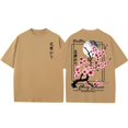 thumbnail image 4 of adaychics Japanese Graphic Tees for Women Flower Crew Neck Fashion Casual T Shirts Summer Loose Fit Tops Daily Wear, 4 of 8