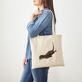 thumbnail image 3 of CafePress - Otter Swim Tote Bag - Unisex Canvas Tote Bag, Beige, 1-Piece, 3 of 6