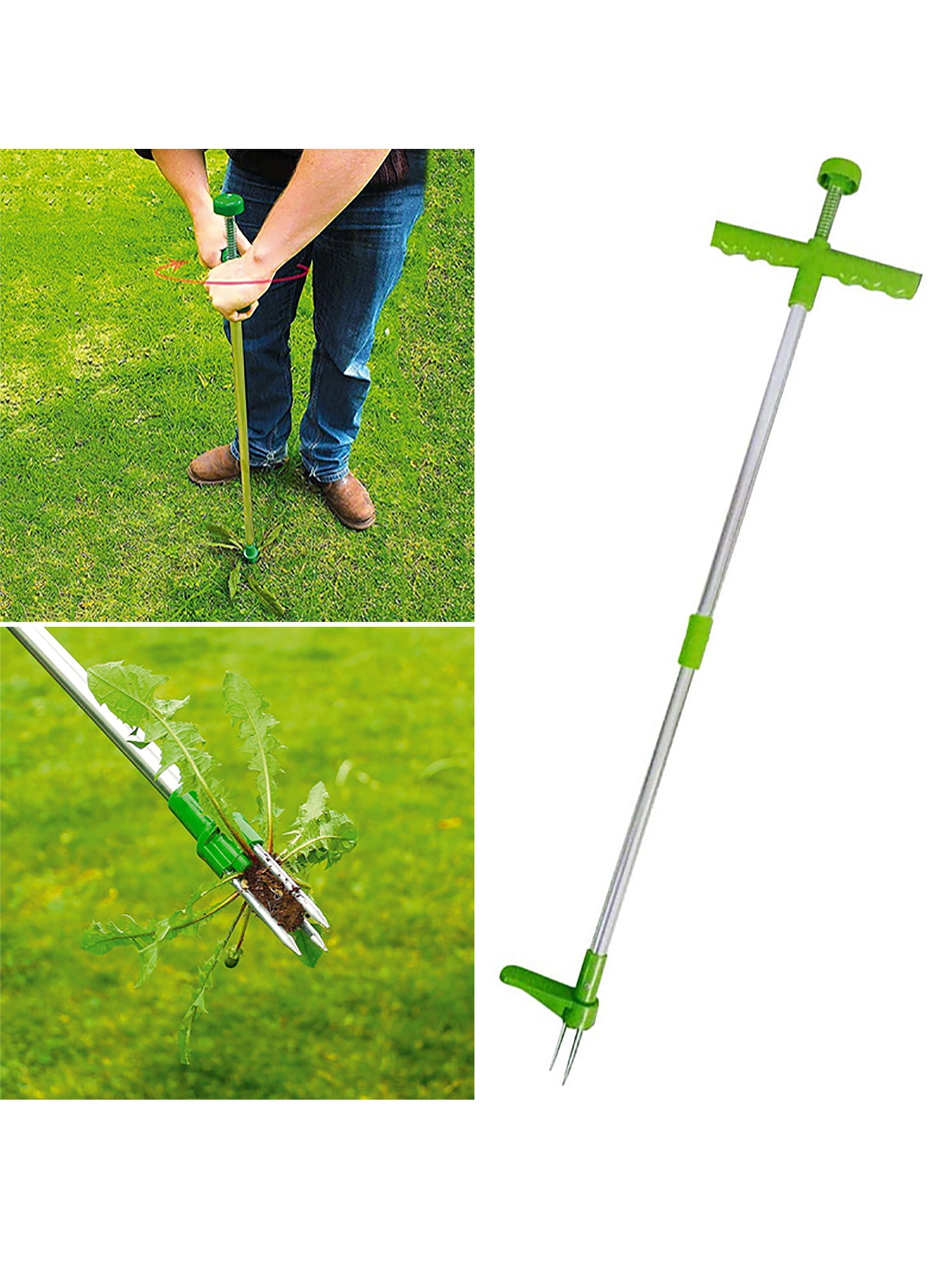Weed Puller Weeder Twister Twist Pull Garden Lawn Root Remover Killer  Tool 
