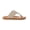 Ecru Medallion, variant on Shana Thong Sandal , Hand-crochet, Recycled Polypropylene Yarn