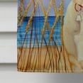 thumbnail image 4 of Carolines Treasures 7158-FLAG-PARENT Yellow Labrador at the beach Flag  multicolor, 4 of 4