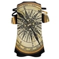 thumbnail image 5 of Reverse Pole Compass Womens Summer V Neck Zipper Top Short Sleeve T Shirt Off Shoulder Top Casual Classy Loose Shirts, 5 of 7
