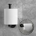 thumbnail image 6 of HITSLAM Toilet Paper Holder Wall Mount,Matte Black Toilet Paper Roll Holder for Bathroom,2Pack, 6 of 9
