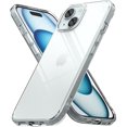 thumbnail image 1 of Funda de teléfono Ringke Fusion compatible con iPhone 15 Plus, 1 of 9
