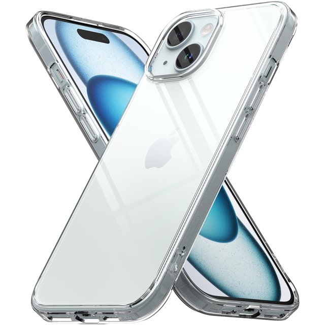 Funda de teléfono Ringke Fusion compatible con iPhone 15 Plus