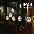 thumbnail image 2 of Hada colgante LED Cadena de luces Lámpara de cortina Modos brillantes constantes con diseño de copo Tomshoo  Cadena de lámpara, 2 of 7