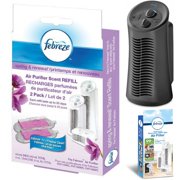 Febreze Mini Tower Air Purifier with Scent Cartridge and Filter Bundle