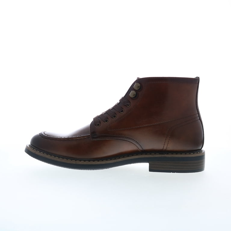 Rush by Gordon Rush Mens Burnished Round Toe Lace Up Ankle  display picture 3
