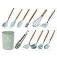 thumbnail image 2 of 12 piezas Juego de utensilios de cocina antiadherentes, ranurados, platos giratorios para pinzas para alimentos Adepaton LL-1143, 2 of 6