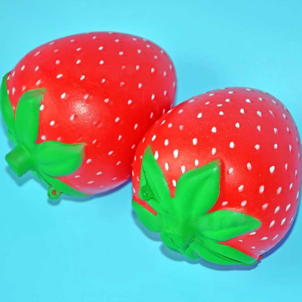 strawberry squishy toy
