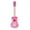1：Rabbit Pink, variant on Besly Unisex 3+ Years Portable Toy Musical Instruments with Guitar, Plastic ABS Rabbit Pink