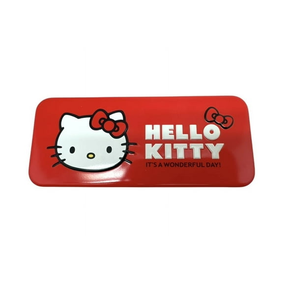 Sanrio Hello Kitty Wonderful Day Tin Pencil Box