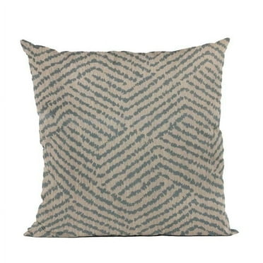 Blue Maze Chevron Luxury Throw Pillow - 20 x 36 in. King Size