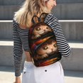 thumbnail image 5 of Vsdgher Animal Cat Print Canvas Backpack Travel Rucksack Unisex Knapsack 15.7/17.7Inch Laptop Backpack for Work,College-Small, 5 of 5