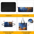 thumbnail image 4 of Mushroom Butterfly Flower Picnic Blanket Waterproof Outdoor Beach Blanket Hand-held Pad Suitable for Travel, Camping, Beach, Family Gatherings, 4 of 8