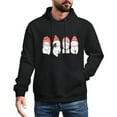 thumbnail image 2 of Men Women Fleece Lined Christmas Tree Snowman Reindeer Sweatshirt Crewneck Long Sleeve Pullover Top Casual Fall Clothes  Workout Shirt, 2 of 8