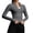 Gray_#11, variant on Sewkxo Women's Workout Jacket Lightweight Zip Up Cropped Yoga Jackets Slim Fit Athletic Tops with Thumb Holes,Hot Pink 2XL