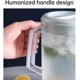 thumbnail image 3 of Plastic Water Jug With Lid Fridge Door Juice Jug Pitcher Container For Party 0.66 Gallon/2, 3 of 5