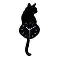 thumbnail image 3 of Reloj de pared 3D Silence Wagging para dormitorio infantil, guardería, estudio, oficina 170x430 mm, 3 of 9