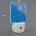 thumbnail image 2 of Fuzoiu Blue Christmas With Snowflakes Print Dusk to Dawn LED Night Light with Light Sensor, Energy-Efficient Touch-Safe Night Lamp for Home, Office, and Kids' Rooms-UK, 2 of 7