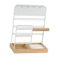 thumbnail image 3 of Organizador de joyas, soporte para collares y mostrador Blanco, 3 of 9