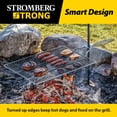 thumbnail image 3 of Stromberg Carlson Stake & Grill, Camping Grill, Open Fire Cooking Equipment, Fire Pit Accessories, Campfire Grill Grate, 15"x22" w/ 36" Long Stake, 3 of 6