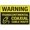 Warning Sign 3, variant on Grey Water In Use On This Property Reflective Aluminum Sign - 8"x12", UV Protected, Waterproof, 4 Pre-Drilled Holes - Home, Farm, Rural Property, Irrigation Area