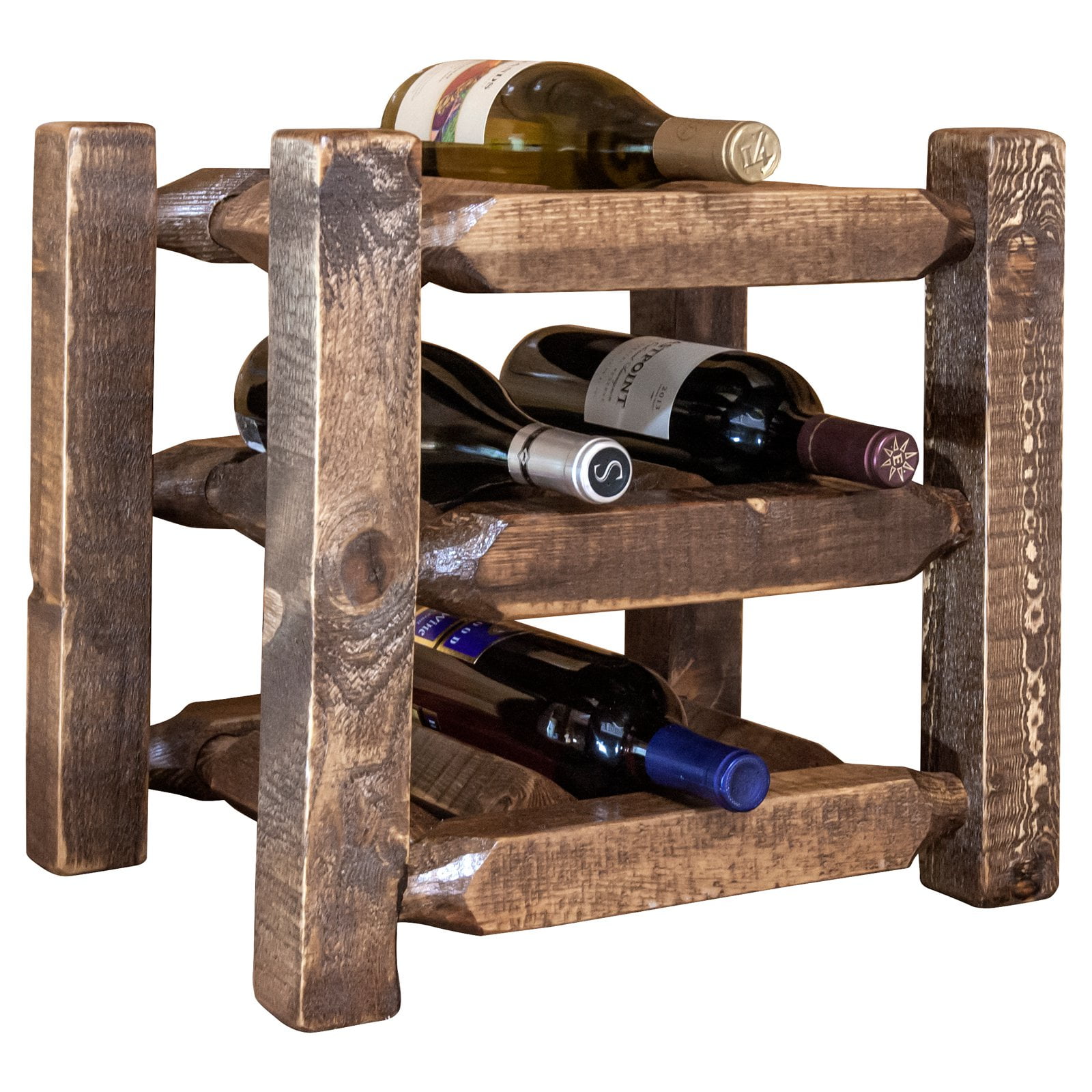 Montana Woodworks Homestead Countertop Wine Rack