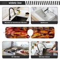 thumbnail image 7 of Coolnut Autumn Pumpkin Harvest Kitchen Sink Splash Guard 2 Packs Faucet Absorbent Mats Fall Corn Faucet Handle Drip Catcher Quickly Drying Mat for Kitchen Counter Bathroom, 14.9"x5.5", 7 of 7