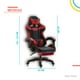 thumbnail image 4 of Silla Gamer Reclinable Ergonómica Con Descansa Pies Titano TT-SGCRP, 4 of 8