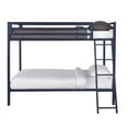 Mainstays Premium Metal Twin over Twin Bunk Bed, Blue