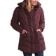 thumbnail image 1 of Chaqueta de abrigo Steve Madden Long para mujer Merlot 1X, 1 of 7