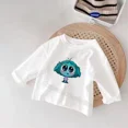 thumbnail image 3 of Camiseta de manga larga con estampado circular para niños y niñas, ropa de otoño, Tops de cuello redondo de dibujos animados de Anime, 3 of 5